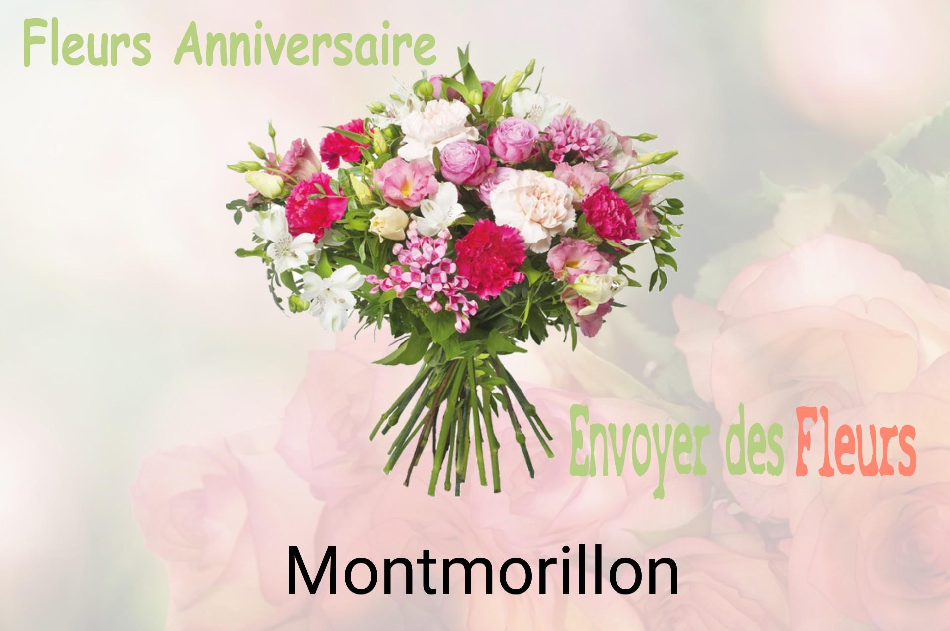 Bouquet de fleurs d’anniversaire livré à Montmorillon